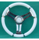 VS01 Steering Wheel -  Diameter 350mm - White Color - 62.00722.02 - Riviera 